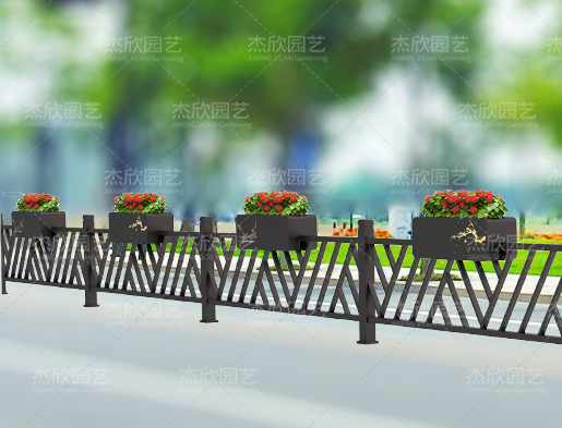 國(guó)風(fēng)時(shí)代不銹鋼道路花箱護(hù)欄鈑金花箱