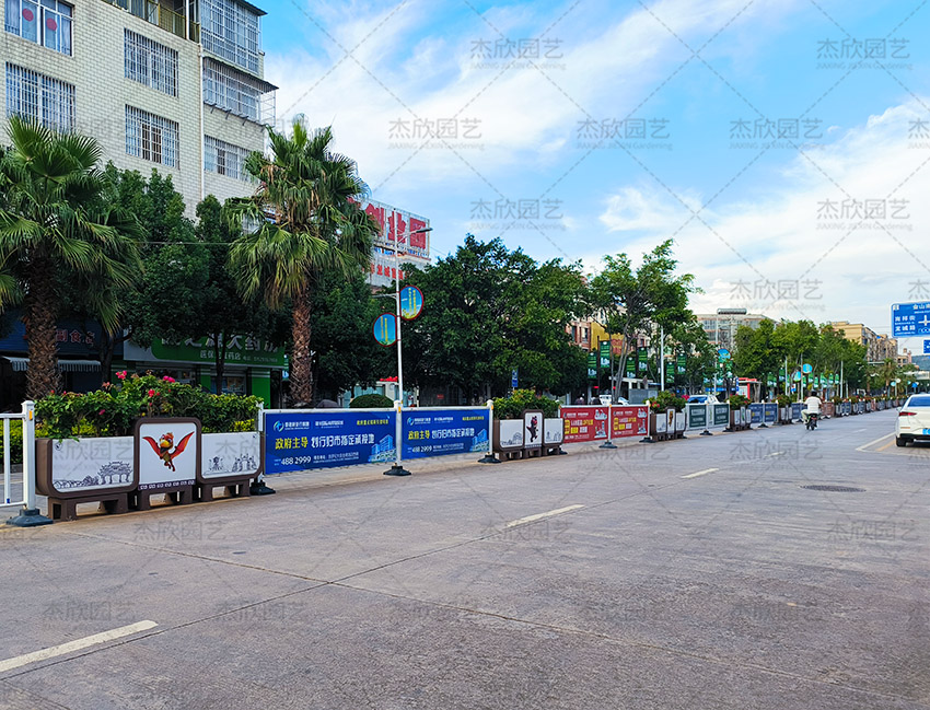 云南祿豐城市道路場景提升方案實景