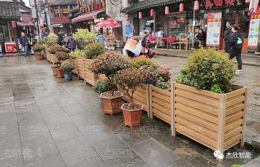 在千年古鎮偶遇我們的花箱